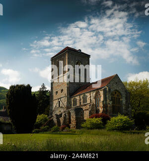 Wenig Malvern Priory ist im Dorf Little Malvern in der Nähe von Malvern, Worcestershire, war früher ein Benediktinerkloster C. 1171 - 1537. Stockfoto