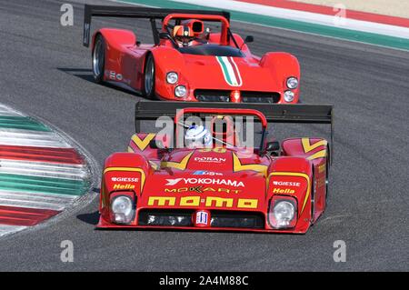 MUGELLO, IT, Oktober 2017, historische Ferrari 333 SP im Mugello während Finali Mondiali Ferrari 2017. Italien Stockfoto