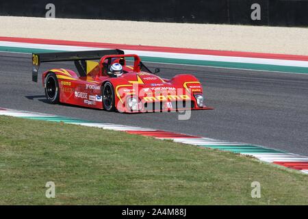 MUGELLO, IT, Oktober 2017, historische Ferrari 333 SP im Mugello während Finali Mondiali Ferrari 2017. Italien Stockfoto