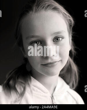 Lächelndes Mädchen Stockfoto