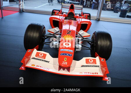 MUGELLO, IT, Oktober 2017: moderne Ära Ferrari F1 F 2002 in Mugello in Italien während Finali Mondiali Ferrari 2017. Italien Stockfoto