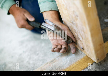 Tischler arbeiten Stockfoto