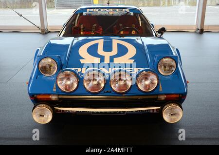 MUGELLO, IT, Oktober 2017: Vintage FERRARI 308 PIONEER TOUR DE FRANCE 1982 Alen - biche bei Paddock Show von Ferrari Jubiläum 1947-2017 Stockfoto