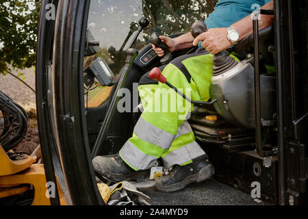 Arbeiter, die Digger Stockfoto