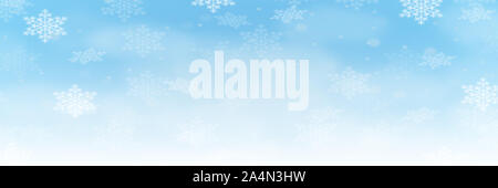 Weihnachten Hintergrund Hintergründe kopieren Space copyspace Muster banner Grenze winter schnee Schneeflocken schneit Stockfoto