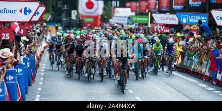 La Vuelta a España 2016 in Madrid. September 11, Spanien. 2016. (ALTERPHOTOS/Hojas) NORTEPHOTO.COM BorjaB. Stockfoto