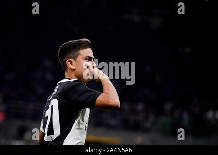 Uventus Player Paulo Dybala während des Inter-Juventus Fußballspiel im Stadion San Siro Stockfoto