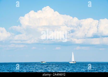 Boote am Meer Stockfoto