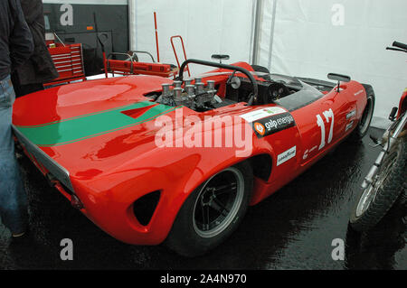 Lola T70 am padock von Boavista Stromkreis Stockfoto