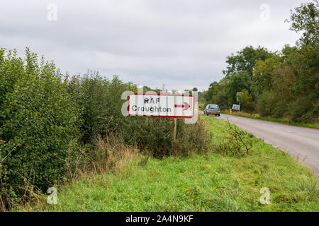 Harry Dunn/RAF Croughton: Eine 19-jährige britische Teenager, der ermordet wurde, während er mit seinem Motorrad am 27. August 2019, vom amerikanischen Anne Sacoolas. Stockfoto