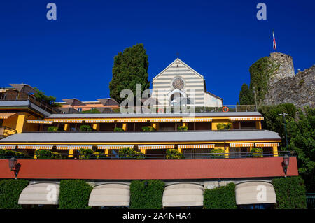 Santa Margherita Ligure, Italien - 13 September, 2019: Architektur von Santa Margherita Ligure Stockfoto