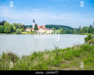 Kloster Vornbach am Inn Stockfoto