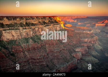 Grand Canyon von Yaki Point, Grand Canyon National Park, Arizona USA Stockfoto