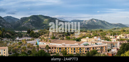 Blick von Seuva, Mallorca Stockfoto