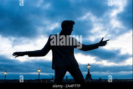 Billy Fury Statue am Royal Albert Dock in Liverpool Stockfoto