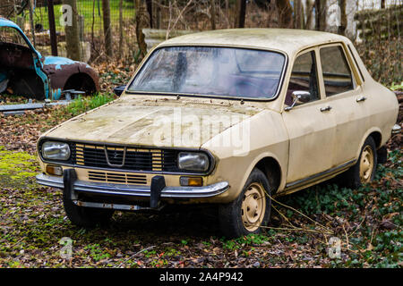 Alte Rumänien Auto Stockfoto