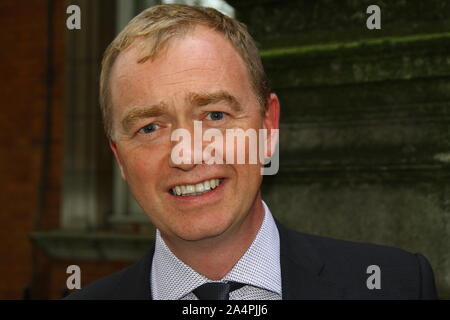 Tim Farron MP für Westmorland und Lonsdale, abgebildet am 15. Oktober 2019 in Westminster, London, Großbritannien. Timothy James Farron war von Juli 2015 bis Juli 2017 Vorsitzender der Liberaldemokratischen Partei. Britische Politiker. Politik. Britische Politik. Berühmte Politiker. Stockfoto