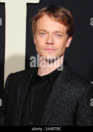 Los Angeles, Kalifornien, USA 15. Oktober 2019 Schauspieler Alfie Allen Fox Searchlight Pictures präsentiert "Jojo Kaninchen" Los Angeles Premiere am Oktober 15, 2019 in Hollywood American Legion Post 43 in Los Angeles, Kalifornien, USA besucht. Foto von Barry King/Alamy leben Nachrichten Stockfoto