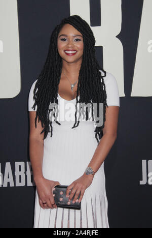 Hollywood, Kalifornien, USA. 15. Oktober, 2019. Tanisha Lange 10/15/2019 Die Los Angeles Premiere von "Jojo Kaninchen' im Hollywood American Legion Post 43 in Los Angeles, CA Foto von Izumi Hasegawa/HollywoodNewsWire.co Credit: Hollywood News Wire Inc./Alamy leben Nachrichten Stockfoto