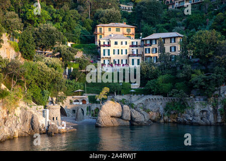 Hotel Piccolo in Portofino, Italien Stockfoto