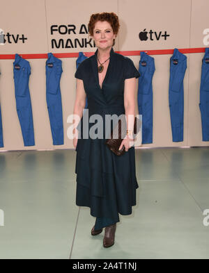 Oktober 2019, Westwood, Kalifornien, USA: 15. Oktober 2019 - Westwood, Kalifornien - Rebecca Wisocky. Apple TV+'s ''for All Mankind'' Los Angeles Premiere fand im Regency Village Theater statt. Foto: Birdie Thompson/AdMedia Stockfoto
