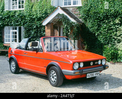 1984 Volkswagen Golf GTI Cabrio. Stockfoto