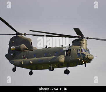 Boeing Chinook HC.2 einem schwebenden Stockfoto