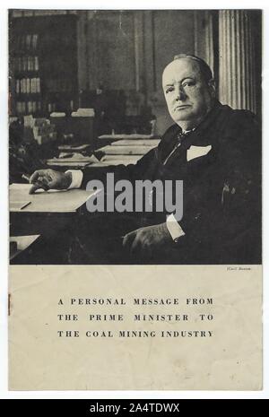 Sir Winston Leonard Spencer-Churchill (30. November 1874 C vom 24. Januar 1965) Stockfoto