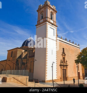 Kirche der Himmelfahrt (Iglesia de la Asunción) in Dénia, Costa Blanca, Spanien Stockfoto