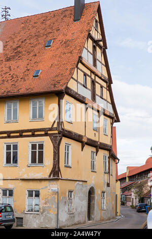 Nördlingen, Reimlinger Straße, Muenzhaus Stockfoto