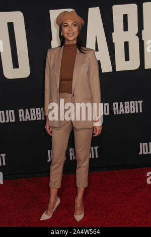 Los Angeles, USA. 15 Okt, 2019. Moran Atias 10/15/2019 Die Los Angeles Premiere von "Jojo Kaninchen' im Hollywood American Legion Post 43 in Los Angeles, CA Credit: Cronos/Alamy leben Nachrichten Stockfoto