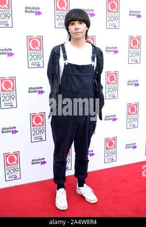 Tim Burgess während der Q Awards 2019 in Verbindung mit Absolute Radio im Camden Roundhouse, London. Stockfoto