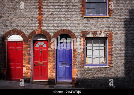 Brick street in Lewes Stockfoto