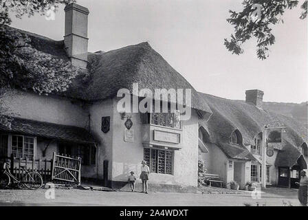 Das Royal Oak Exmoor Hotel 1947 Stockfoto