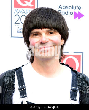 Tim Burgess während der Q Awards 2019 in Verbindung mit Absolute Radio im Camden Roundhouse, London. Stockfoto