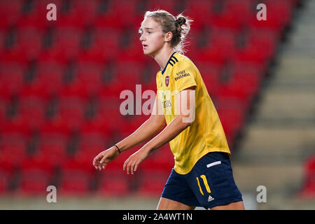Prag, Tschechische Republik. 16 Okt, 2019. Prag, tschechische Republik - 16. Oktober: Vivianne Miedema von Arsenal während der UEFA Champions League Fußballspiel zwischen SK Slavia Praha und Arsenal Frauen an Sinobo Stadion am 16. Oktober 2019 in Prag, Tschechische Republik (Foto von Daniela Porcelli/SPP) Credit: SPP Sport Presse Foto. /Alamy leben Nachrichten Stockfoto