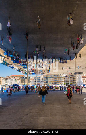 Ein Blick in Marseille in Frankreich Stockfoto