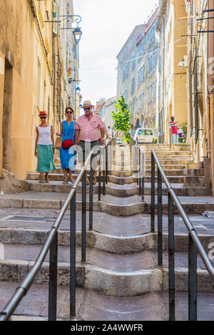 Ein Blick in Marseille in Frankreich Stockfoto