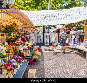 Cours Saleya in Nizza Frankreich Stockfoto