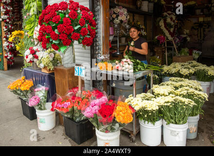 Blume Bezirk, 8th Street. Downtown Los Angeles, Kalifornien, USA Stockfoto