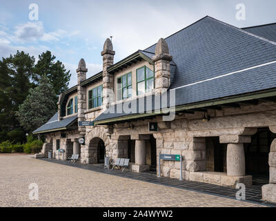 Bahnhof von Puebla de Sanabria, Zamora, Spanien Stockfoto