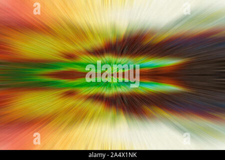 Eine abstrakte psychedelischen Bewegungsunschärfe Hintergrundbild. Stockfoto
