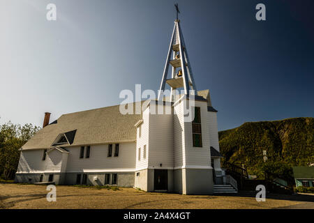 Saint-Pierre-aux-Liens Katholische Kirche Mont-Saint-Pierre, Quebec, CA Stockfoto