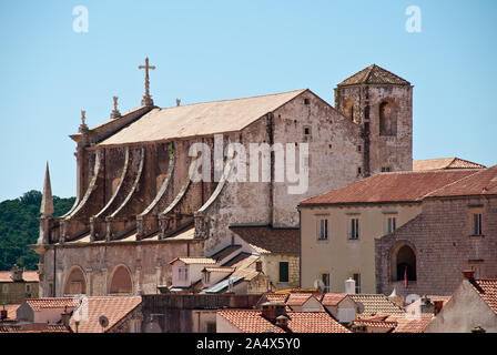 Der heilige Ignatius Kirche, in der Altstadt von Dubrovnik, Dubrovnik, Kroatien, Europa Stockfoto