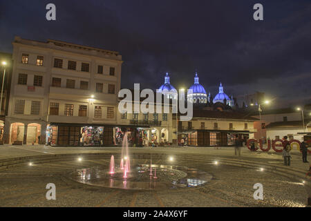 Cuencas neue Dom (Kathedrale der Unbefleckten Empfängnis), Cuenca, Ecuador Stockfoto