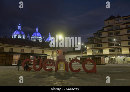 Cuencas neue Dom (Kathedrale der Unbefleckten Empfängnis), Cuenca, Ecuador Stockfoto