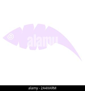 Niedliche fische Symbole Wassertiere mit verschiedenen Flossen, Schuppen, Schwanz und die Kiemen schwimmen im Wasser. Gut für Kinder Buch, Stoff oder Schlafzimmer Stock Vektor