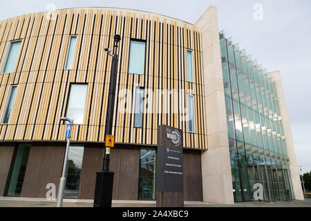 Das Wort in South Shields, England. Das Wort ist Großbritanniens nationales Zentrum für das geschriebene Wort. Stockfoto