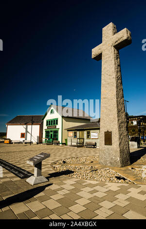 Gaspé - Geburtsort von Kanada site Gaspé, Quebec, CA Stockfoto