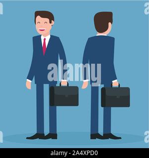 Cartoon junge Unternehmer Stock Vektor